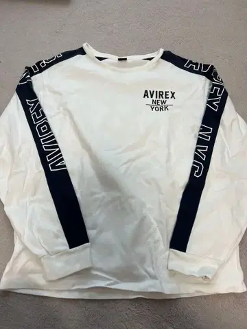 AVIREX NYC 티셔츠 TX 화이트/네이비