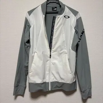 Oakley 집업 자켓 M 화이트/그레이 골프 남성용