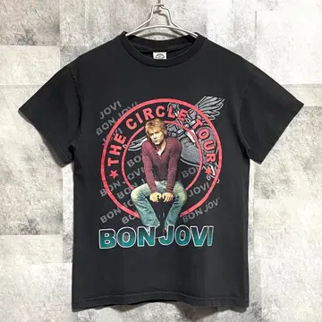 BON JOVI 본조비 티셔츠 양면 프린트 DELTA 택 멕시코제