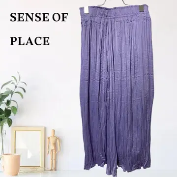 zB647 [ F ] SENSE OF PLACE 스커트 크링클 가공