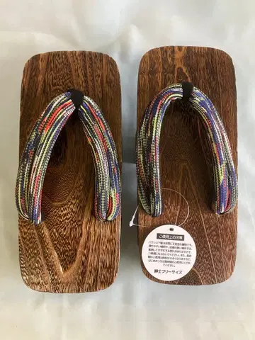 남성용 밸런스 일본 나막신 구운 오동나무 프리 사이즈 새상품 박스형