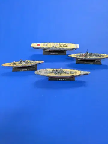 세계의 군함 4척 세트