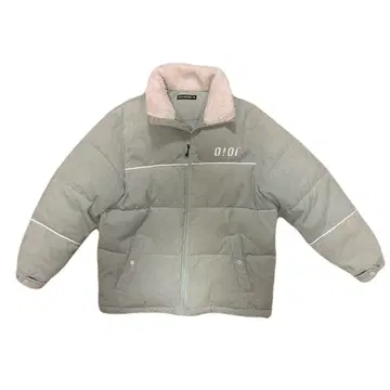 레어! o!o!i 코듀로이 다운 민트 그린 한국 오아이오아이 M