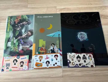 제일복권 미세스 그린애플 H상 클리어 파일&스티커 시트