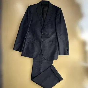 더반 네이비 비즈니스 정장 싱글 브레스