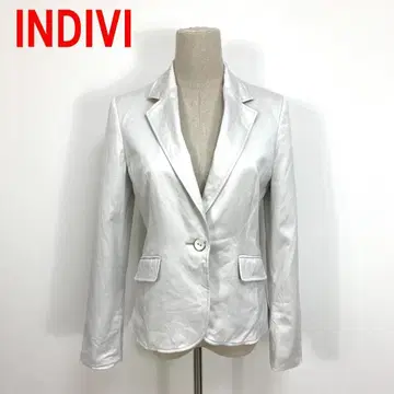 A5785 인디비 테일러드 자켓 면 안감 있음 그레이 40