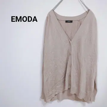 에모다 [ F ] 가디건 앙상블 겉옷 무지 얇은 소재 레이온 아크릴
