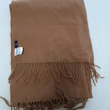 DRWCYS 울 스톨 카멜 브라운