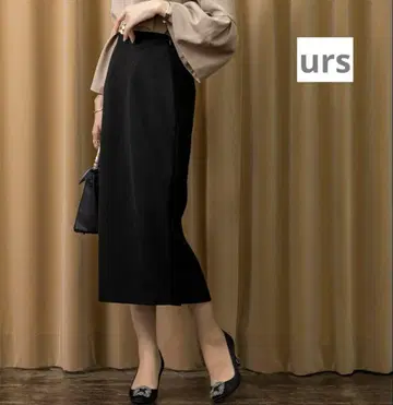 [ 미사용 새상품 ] 유어스 펜슬 타이트 스커트 블랙 M