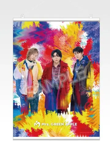 Mrs. GREEN APPLE 제일복권 B상 캔버스 태피스트리