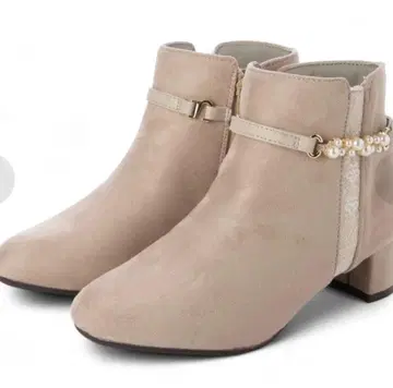 새상품 MUUM 2WAY 펄 레이스 숏부츠 S22.0 22.5