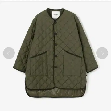 Gymphlex 다이아 퀼트 다운 칼라리스 코트 WOMEN