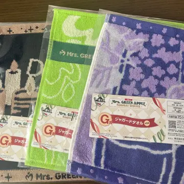 미세스 제일복권 G상 자카드 타월 3종 세트