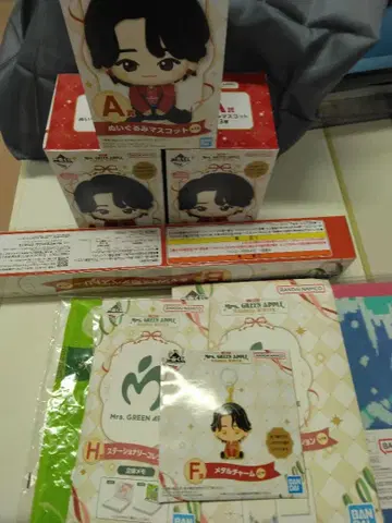 Mrs. GREEN APPLE 봉제 인형 마스코트 A상