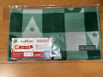 미세스 GREEN APPLE 제일복권 체크 무늬 스톨 미세스