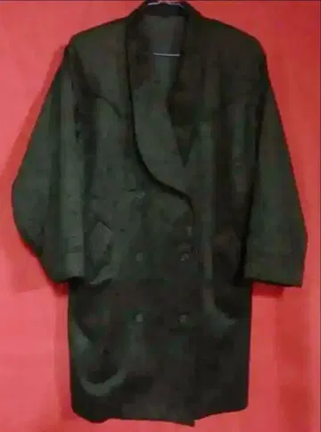 큰 사이즈의 레트로 롱 코트 (페이즐리 무늬)