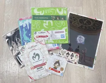 미세스 후지사와 료카 메탈 참 자카드 타월 클리어 파일 레터 세트