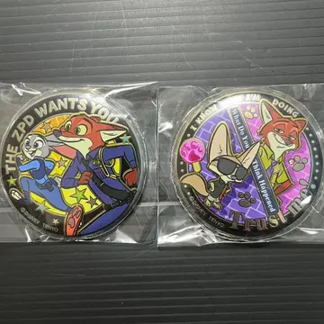 주토피아 금 배지 캔뱃지 닉