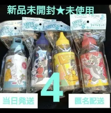 톰과 제리 음료 보틀 4개 세트