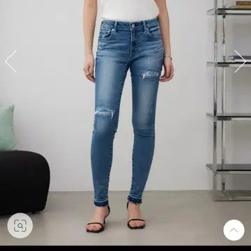 AZUL BY MOUSSY AZUL DENIM 리페어 스키니 데님