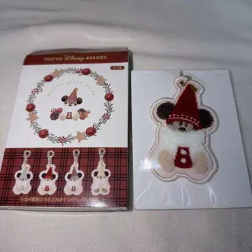 디즈니 크리스마스 2025 릴린린 키체인 빨간색