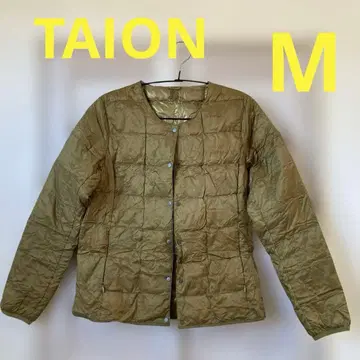 타이온 올리브 그린 퀼팅 자켓 M