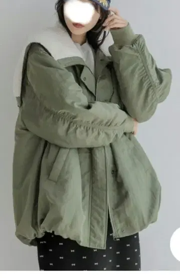 LOWRYS FARM 밀리터리 블루종