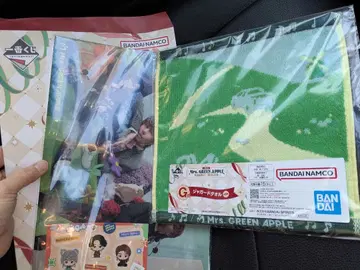 Mrs. GREEN APPLE 자카드 타월 & 클리어 파일 제일복권