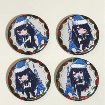 Ado 도쿄 타워 콜라보 캔뱃지 크리스마스 version 컴플리트