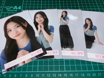 사쿠라자카46 타니구치 아이리 브로마이드 컴프 데님 코디