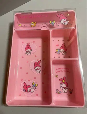 산리오 마이멜로디 뚜껑 포함 트레이 생활 잡화 마이멜로디