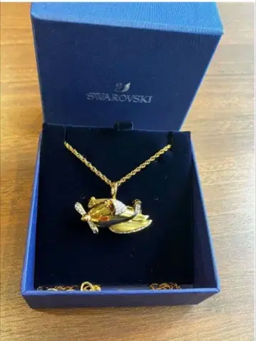 Swarovski 스와로브스키 목걸이 비행기 2way 브로치
