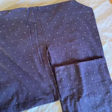 구루메 카스리 목화 기모노 토토키 카스리 키노하나