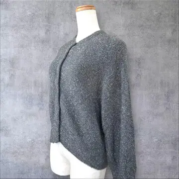 새상품급 어반 리서치 라메 니트 가디건