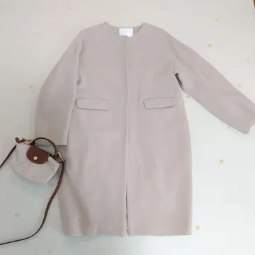 그 일본제 울 100% 노카라 코트