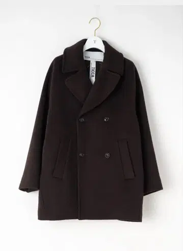 완판템 새상품 TICCA 울 피코트 2025aw 신상 블랙