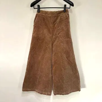LUCA LADY LUCK LUCA 코듀로이 와이드 팬츠 36 브라운