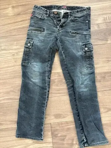 귀중 레어 리릭_Llyric_카고 팬츠 데님_스트레치 데님_M_고품질