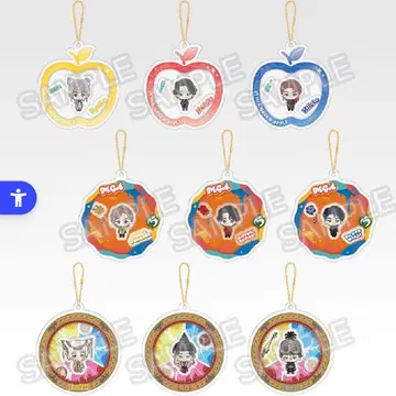 Mrs. GREEN APPLE 바스락 아크릴 참 세트