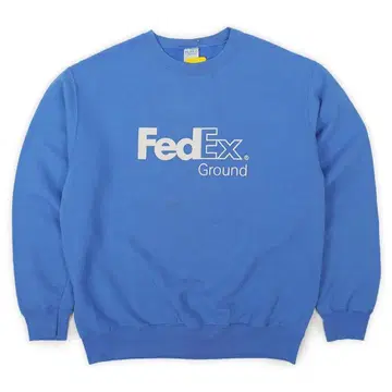 00s FedEx 로고 프린트 맨투맨