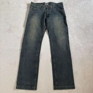 Lui's 다크 블루 스트레이트 데님 팬츠