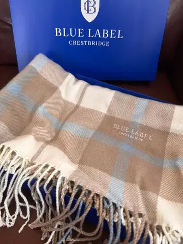 BLUE LABEL CRESTBRIDGE 체크 머플러