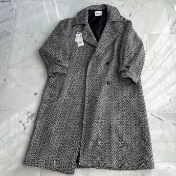 FOREVER 21 헤링본 더블 브레스트 코트