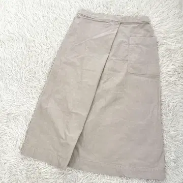 무인양품 코듀로이 롱 스커트 XL 허리밴딩 빅 사이즈