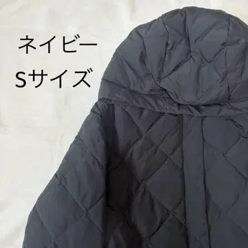 새상품급 UNFILO TAION 콜라보 2WAY 퀼팅 다운 네이비