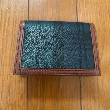 폴로 랄프 로렌 카드 홀더 정기 명함 카드 케이스 블랙워치