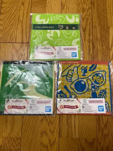 Mrs. GREEN APPLE 제일복권 G상 자카드 타월 3종 세트