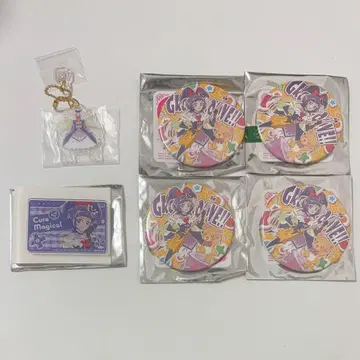 마법사 프리큐어 마법 캔뱃지 아크릴 키링 세트