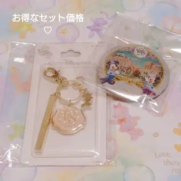 스프링스 호텔 키체인. 캔뱃지 디즈니씨