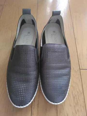 DIANA 네이비 플랫슈즈 슬립온 24cm